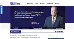 Desktop Screenshot of baszko.pl